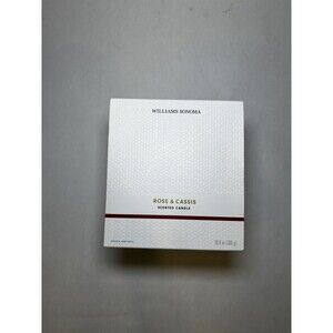 Williams Sonoma Rose And Cassis Candle 10.6 Ounce NEW